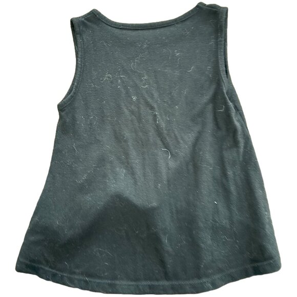 Yom Yom girl's hi-low American Flag Smiley face tank top sz 3T - Picture 3 of 3